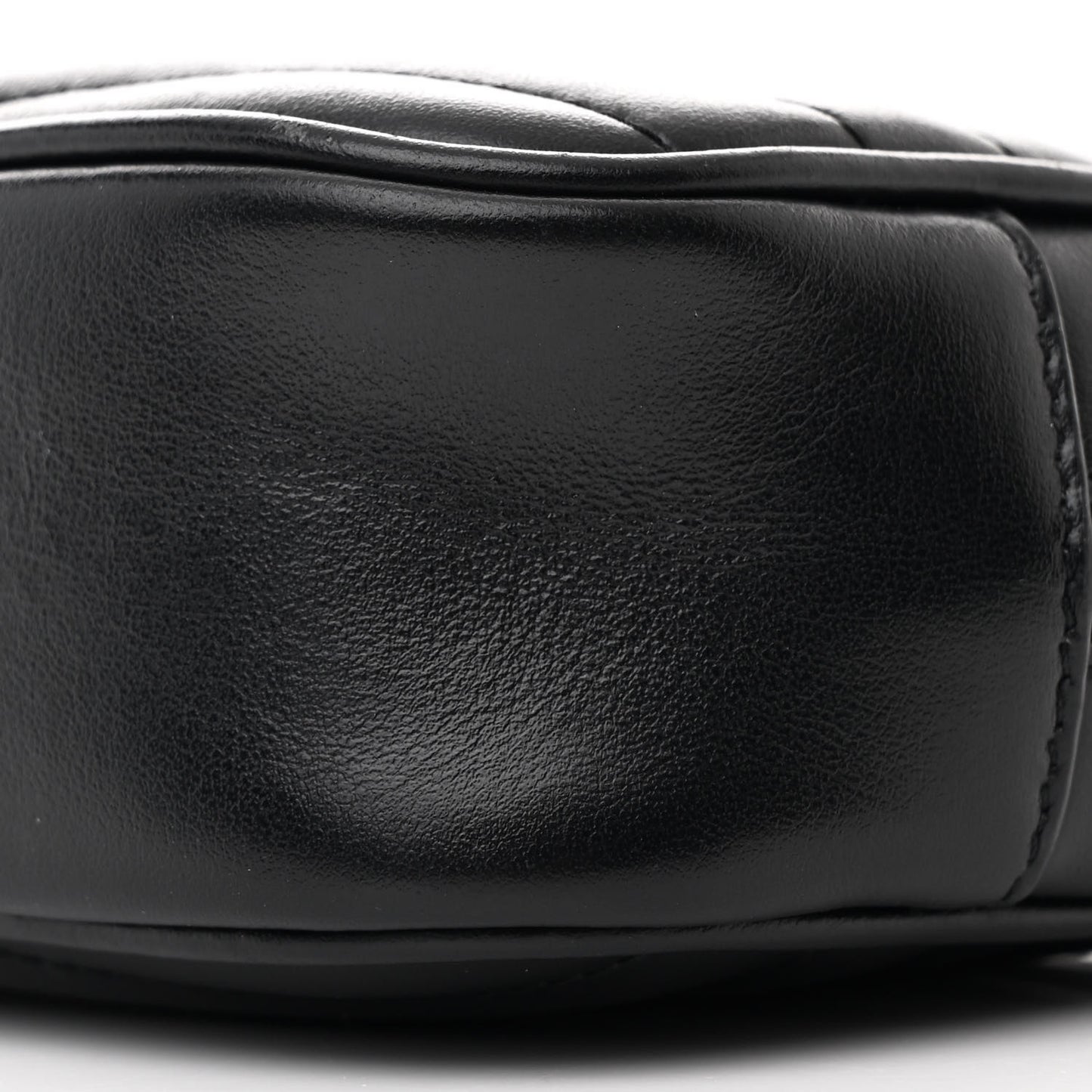Calfskin Matelasse Monogram Mini Lou Camera Bag Black