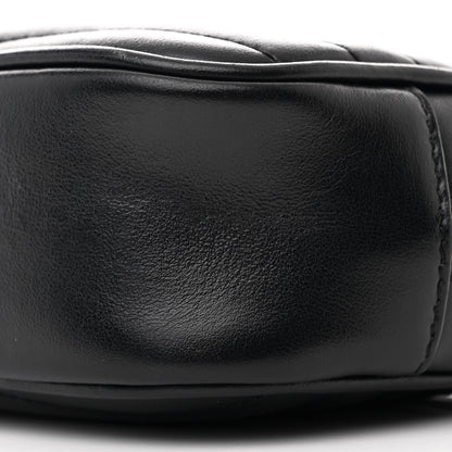 Saint Laurent Calfskin Matelasse Monogram Mini Lou Camera Bag Black 10 of 12