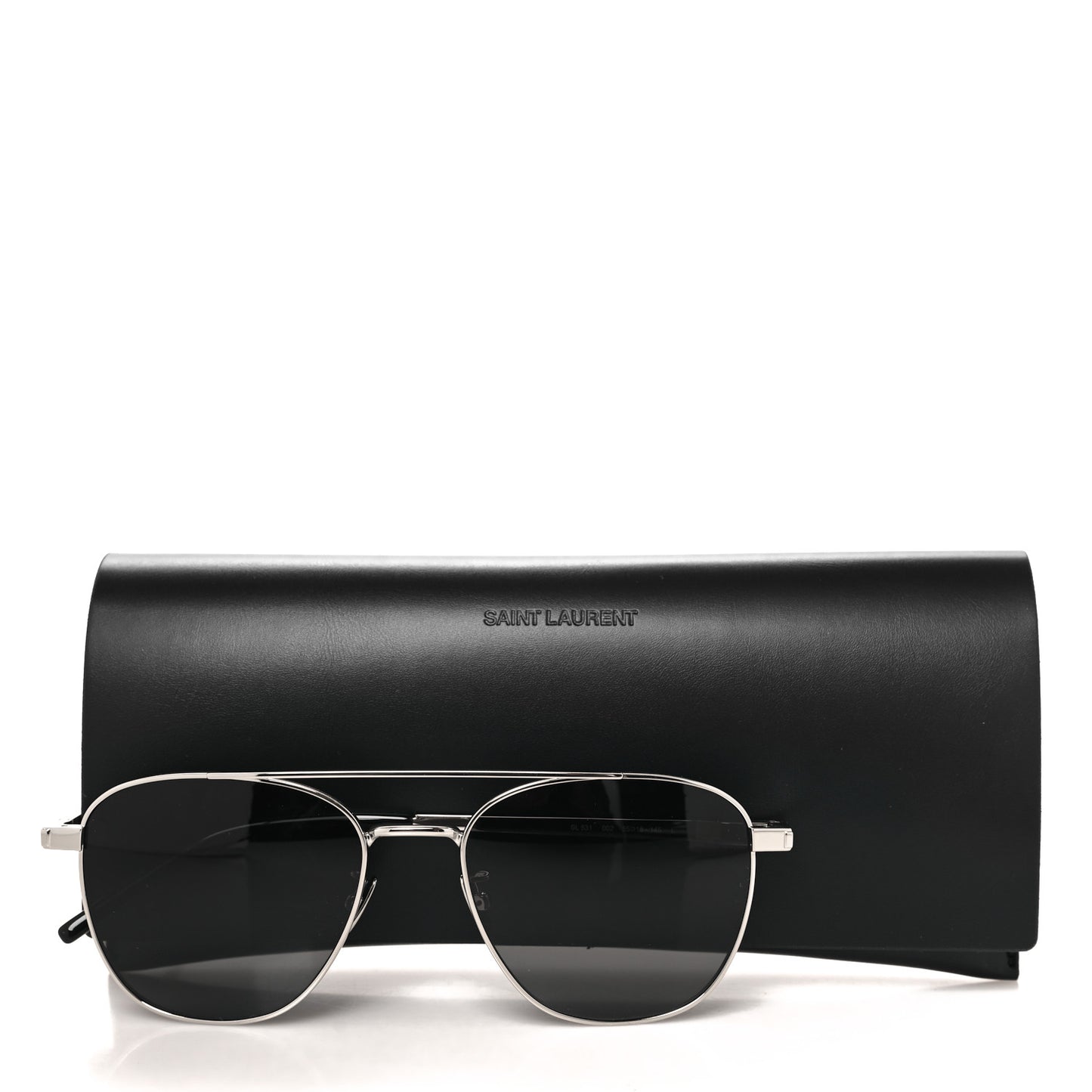 Acetate Metal Aviator SL 531 Sunglasses Black