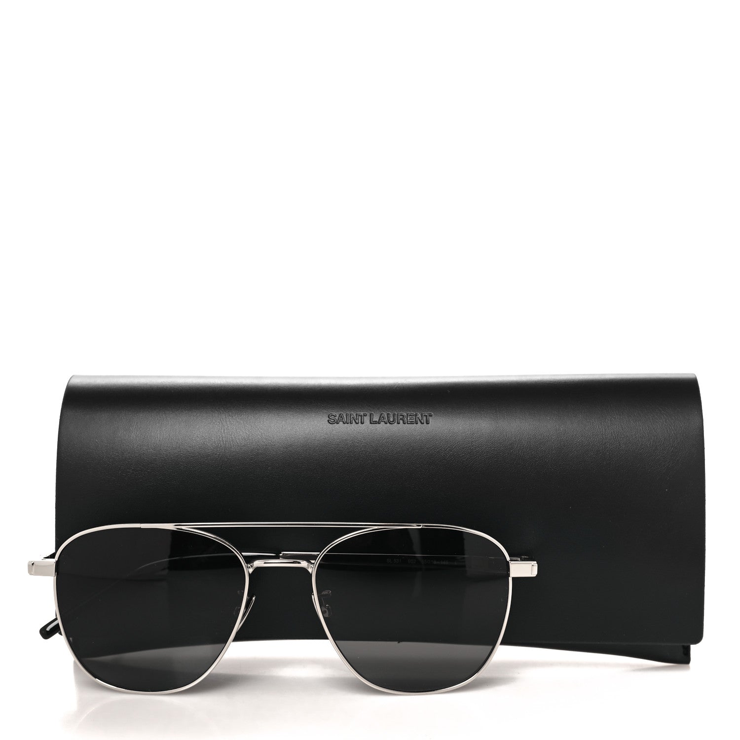 Saint Laurent Acetate Metal Aviator SL 531 Sunglasses Black 7 of 7