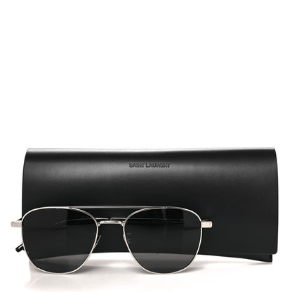 Saint Laurent Acetate Metal Aviator SL 531 Sunglasses Black 7 of 7