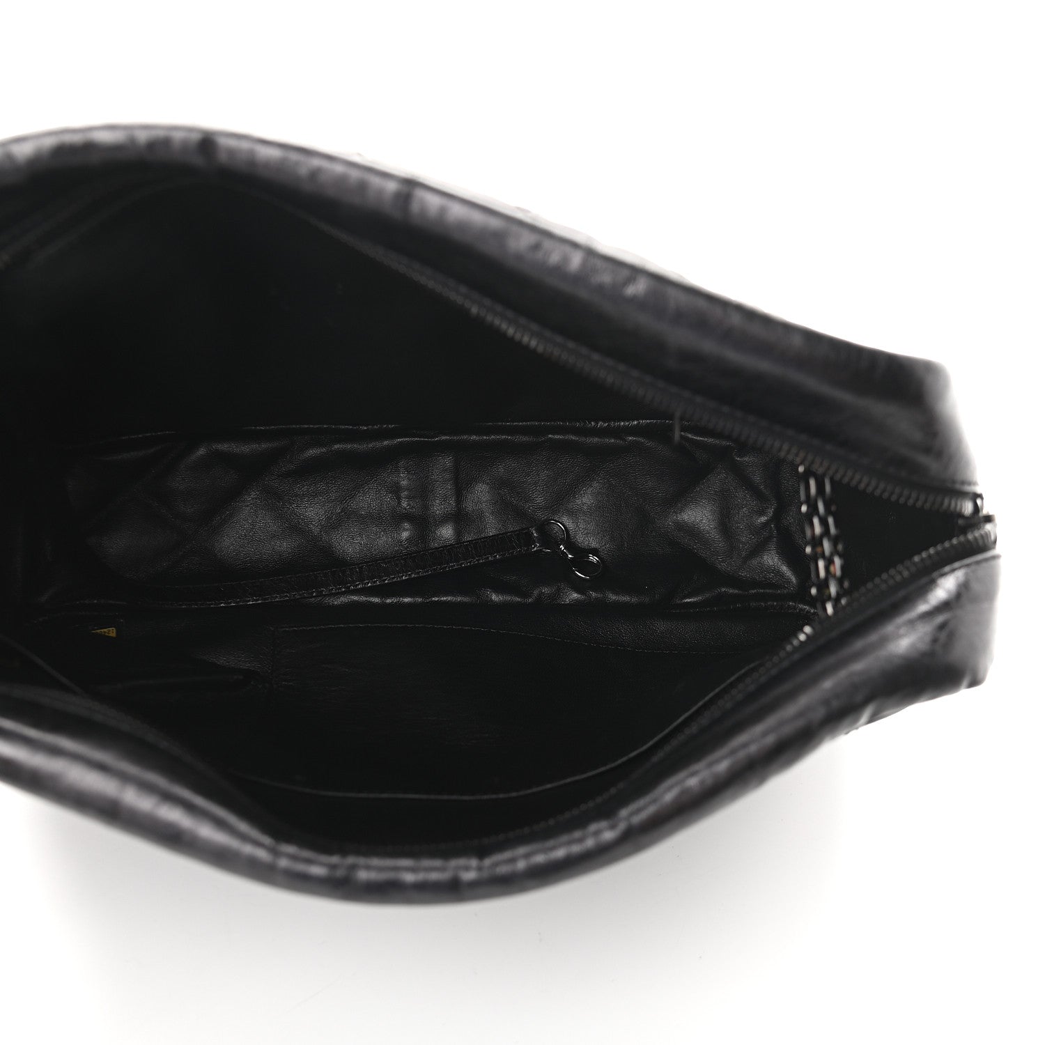 Chanel Aged Calfskin Quilted Large Reissue Camera Case Black 4 of 8