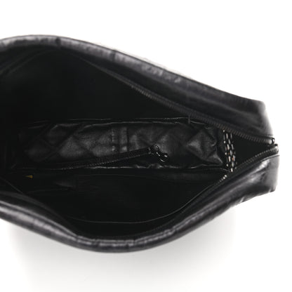 Chanel Aged Calfskin Quilted Large Reissue Camera Case Black 4 of 8