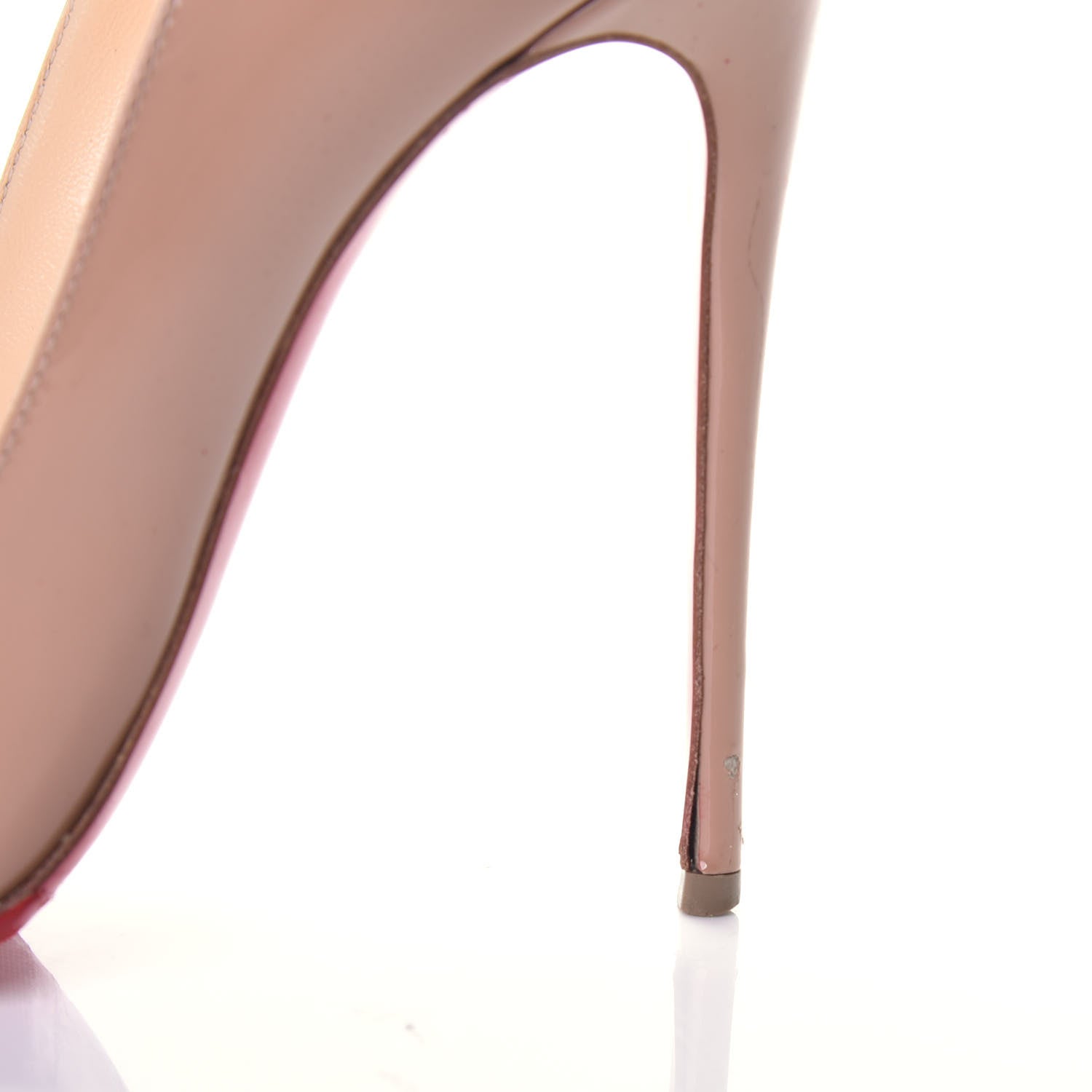 Christian Louboutin Patent So Kate 120 Pumps 37 Nude 9 of 10