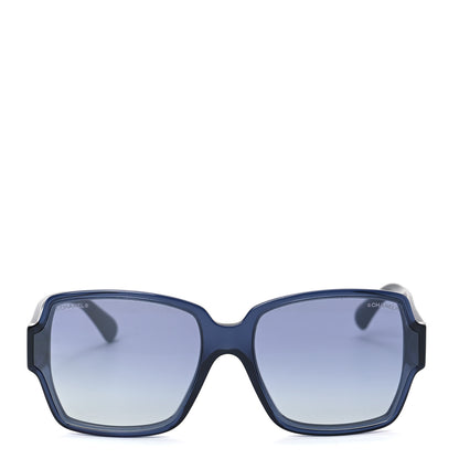 Chanel Acetate Square CC Sunglasses 5385 Blue 3 of 14