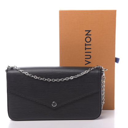 Louis Vuitton Epi Pochette Felicie Black 11 of 11