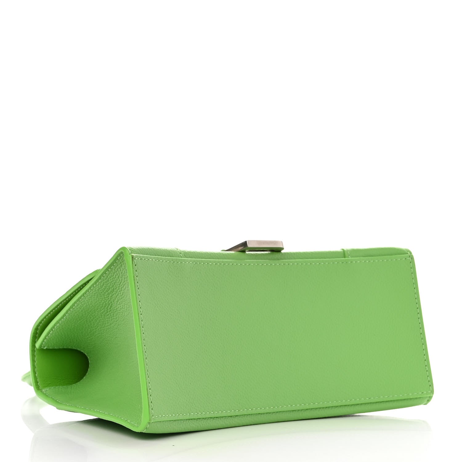 Balenciaga Grained Calfskin Small Hourglass Top Handle Bag Light Green 4 of 10