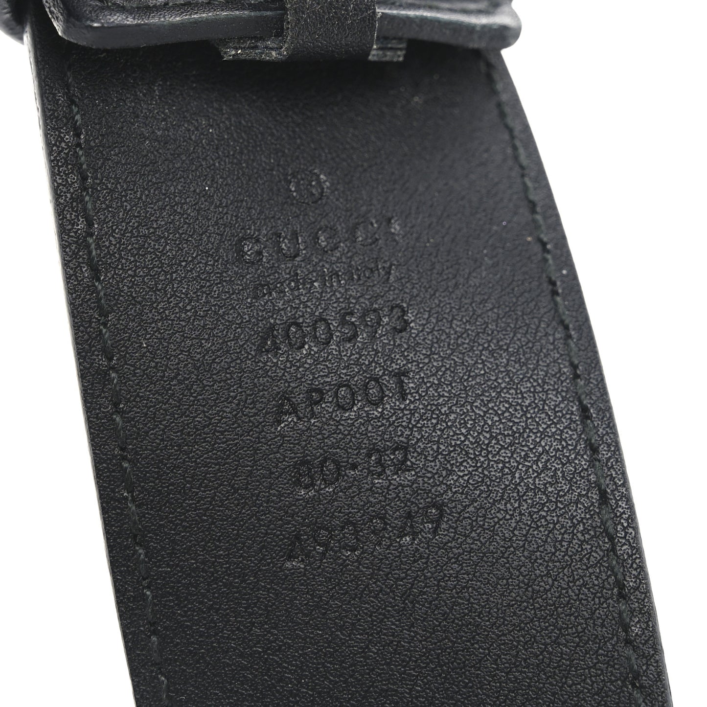 Calfskin Double G 40mm Belt 80 32 Black