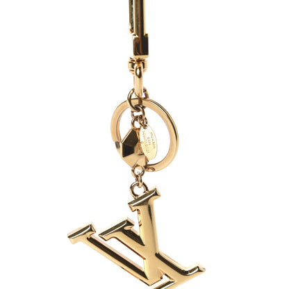 Louis Vuitton LV Facettes Bag Charm Key Holder Gold 5 of 5