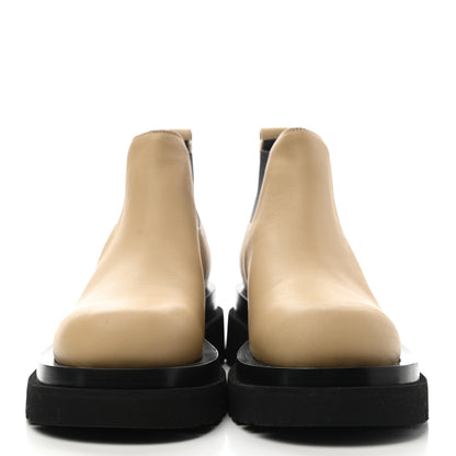Bottega Veneta Calfskin The Lug Chelsea 55mm Cropped Boots 37 Cane Sugar 2 of 9