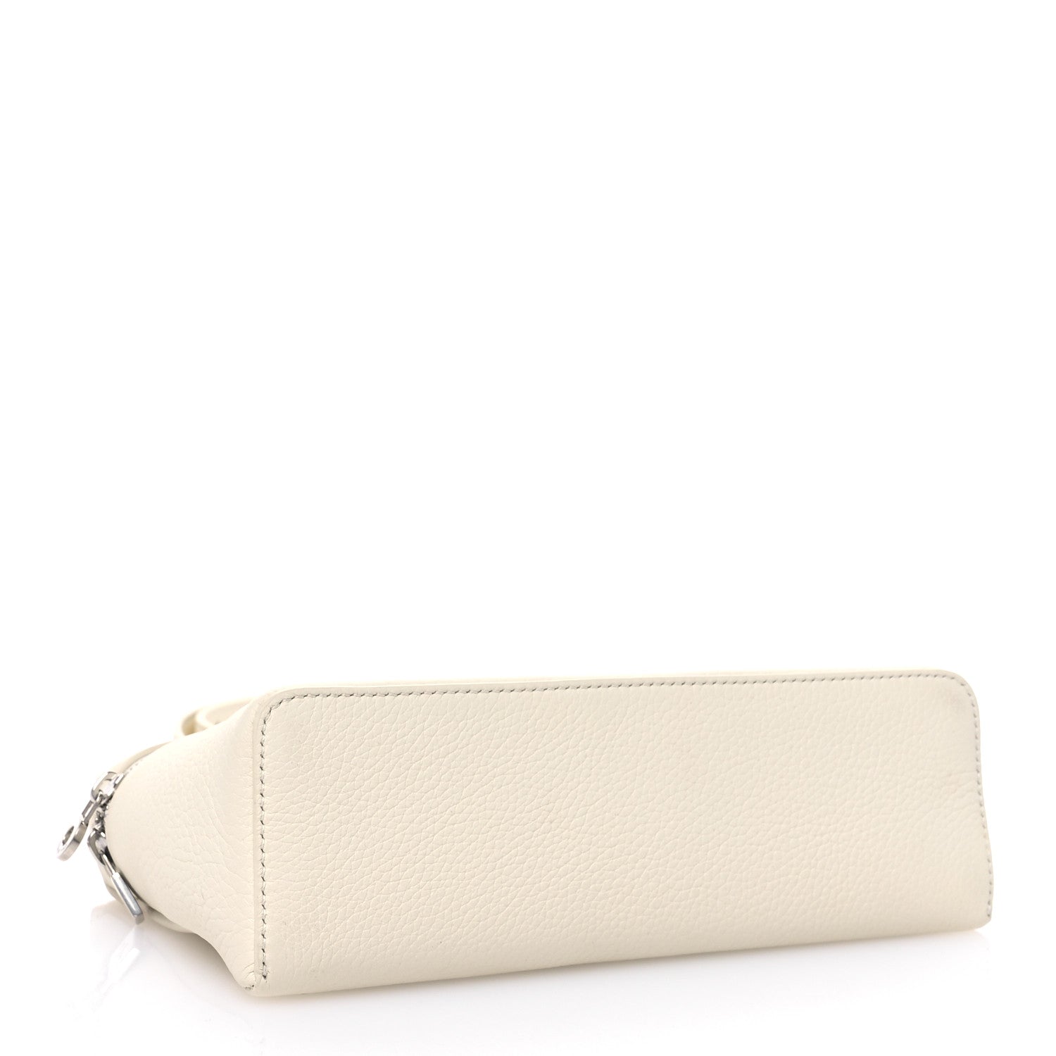 Loro Piana Grained Calfskin L19 Extra Pocket Pouch Whisper White 4 of 10