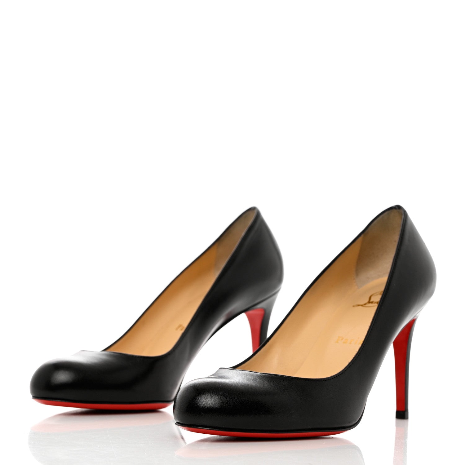 Christian Louboutin Kid Simple 85 Pumps 38 Black 3 of 9