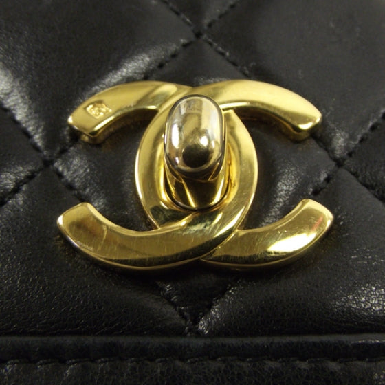 Lambskin Flap Black