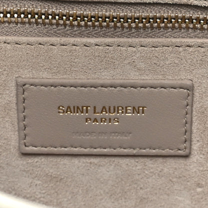 Saint Laurent Smooth Calfskin Le 5 A 7 Hobo Blanc Vintage 5 of 10