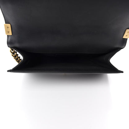 Chanel Calfskin Quilted Medium Boy Flap Black 5 of 16