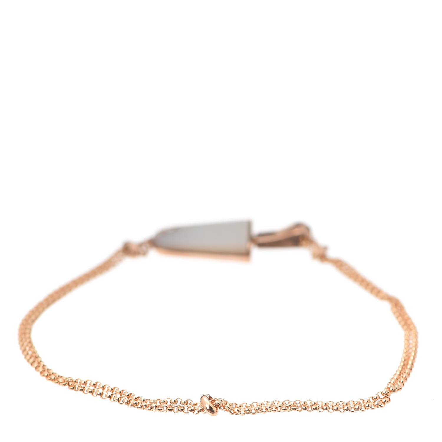 Bulgari 18K Rose Gold Mother of Pearl Diamond Gelati Bracelet ML 3 of 6