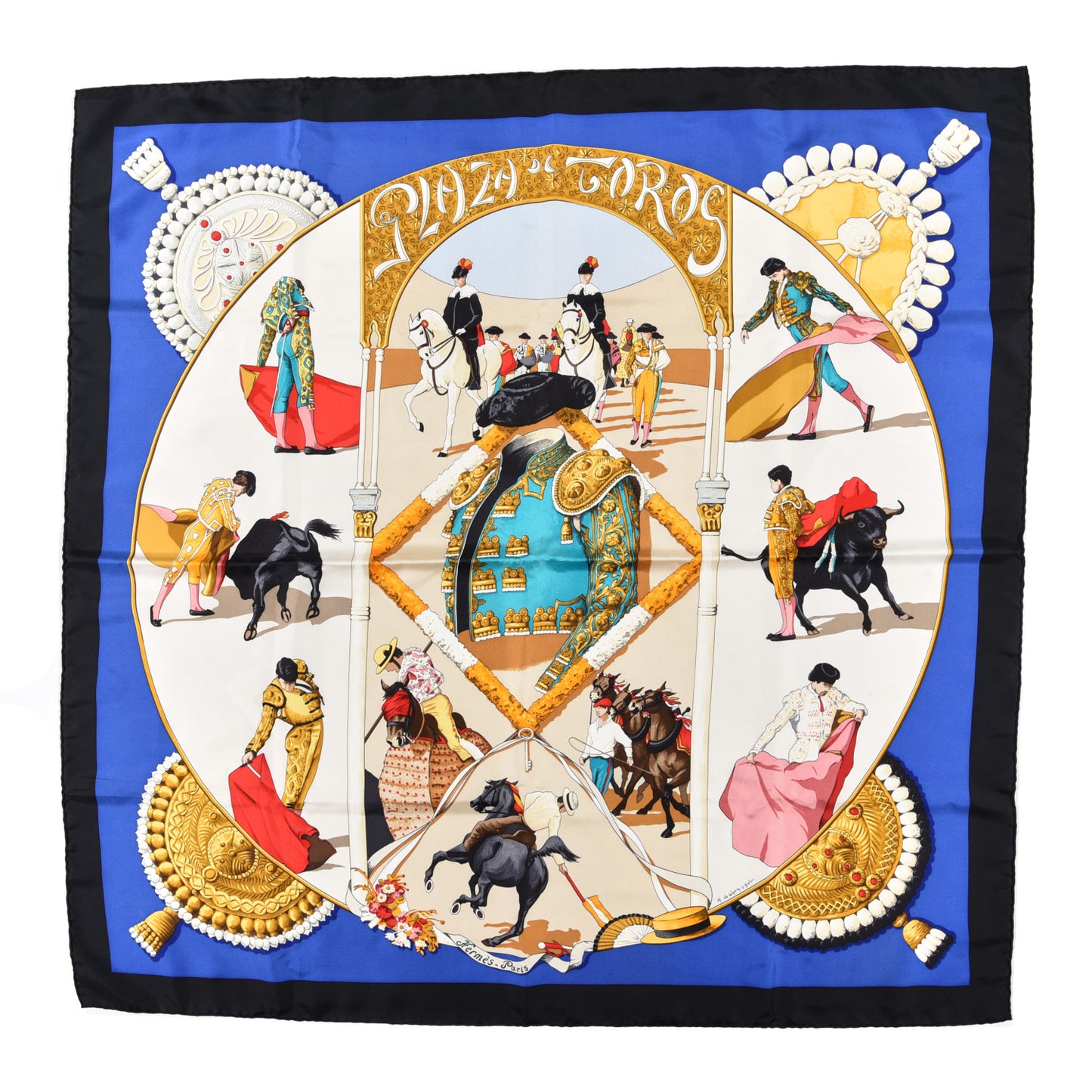 Silk Plaza De Toros Scarf 90