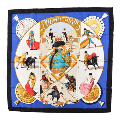 Hermes Silk Plaza De Toros Scarf 90 1 of 6