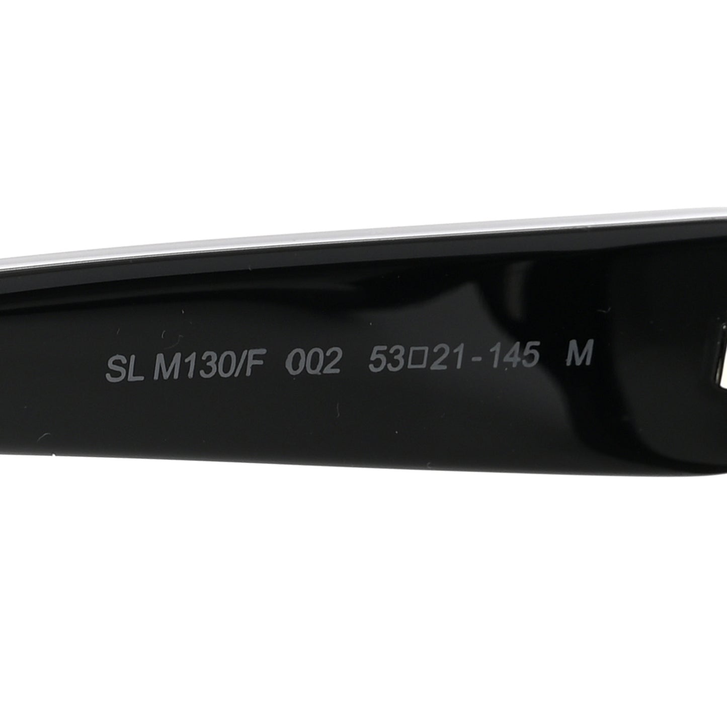 Acetate Sunglasses SL M130 Black Black