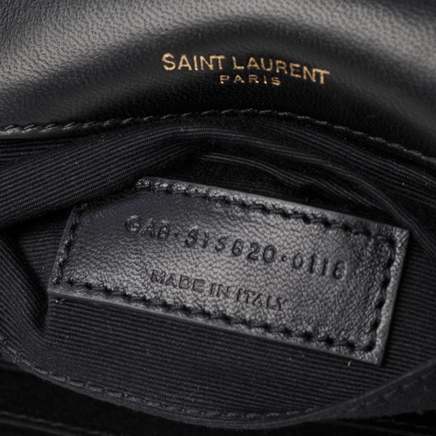Saint Laurent Lambskin Patchwork Monogram Small Jamie Black 7 of 11