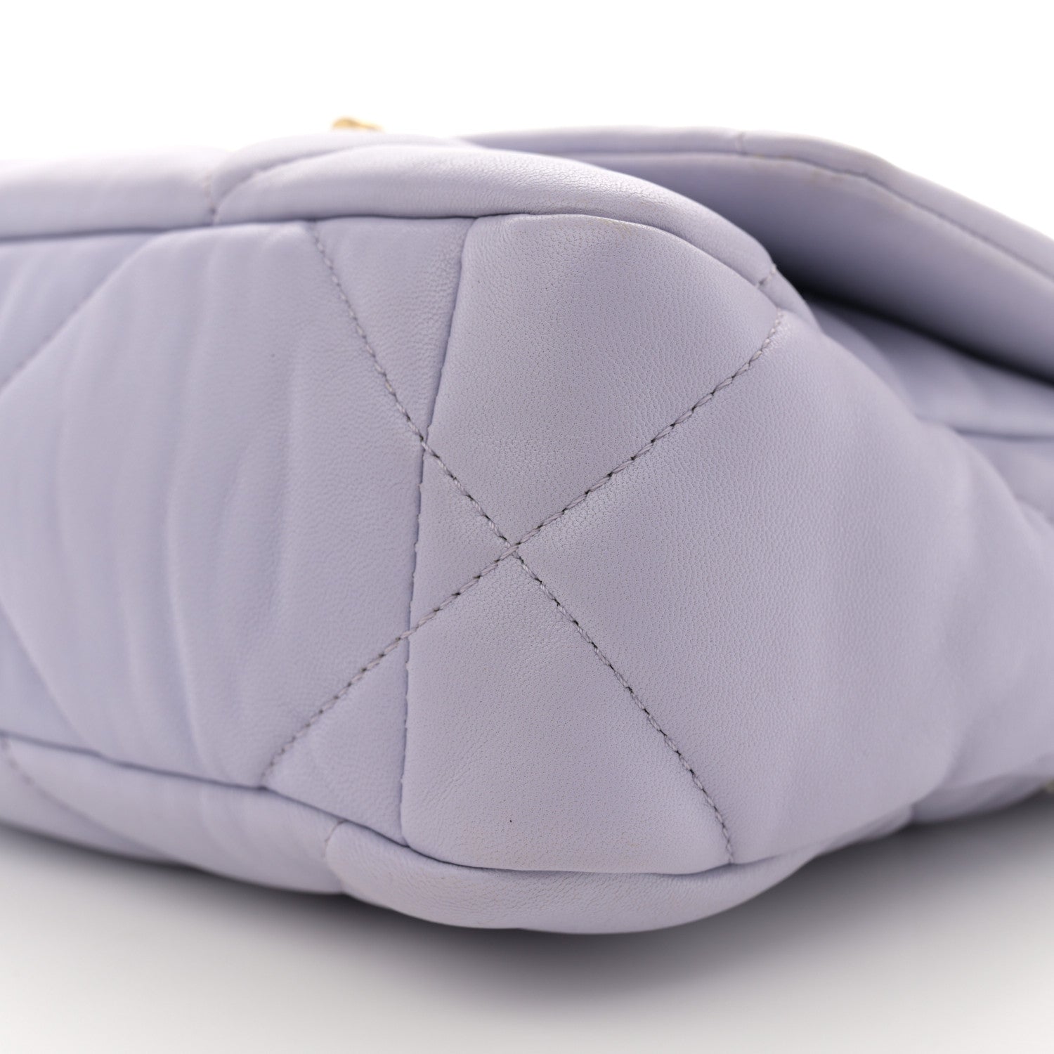 Chanel Lambskin Quilted Medium Chanel 19 Flap Light Purple 10 of 10