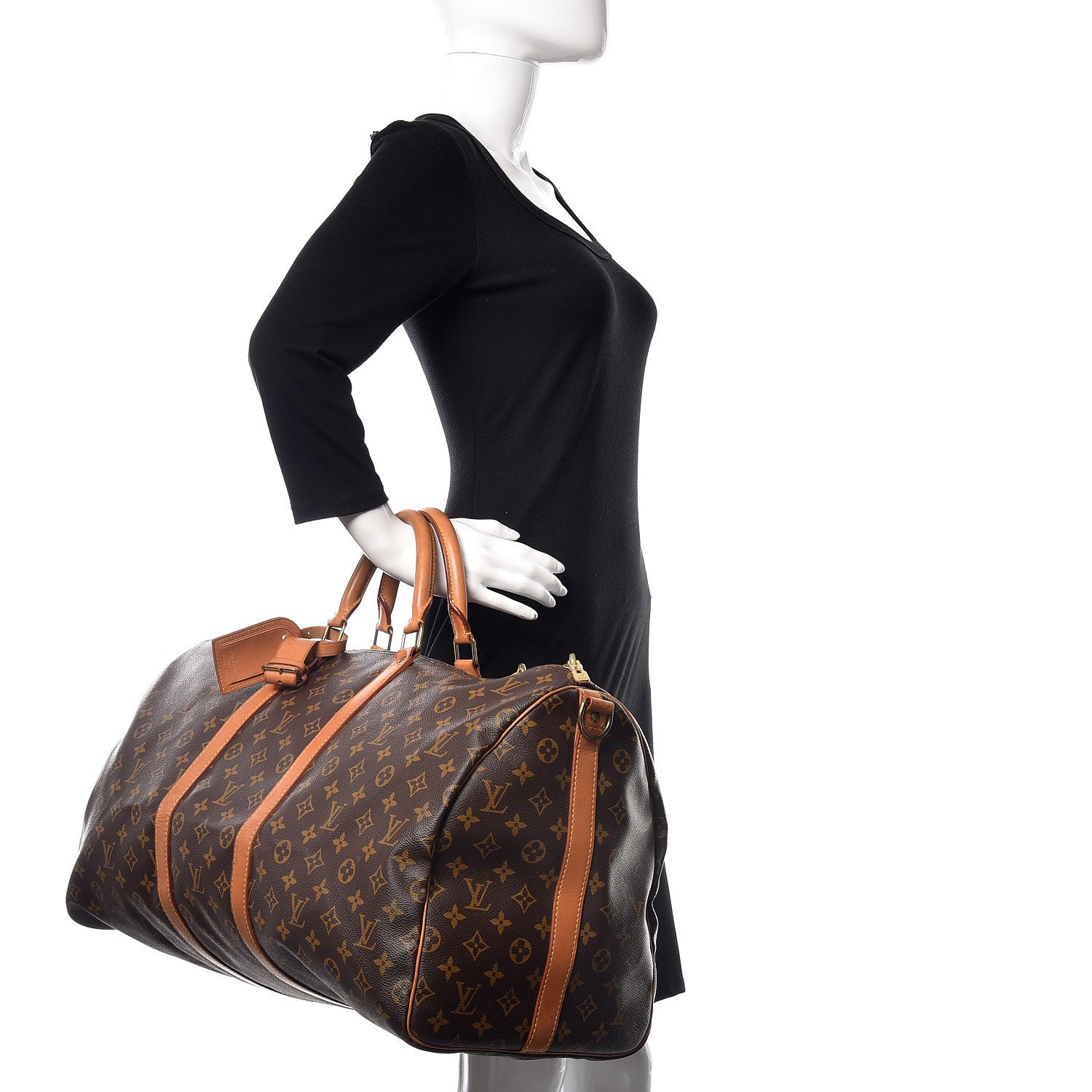 Louis Vuitton Monogram Keepall Bandouliere 55 2 of 17