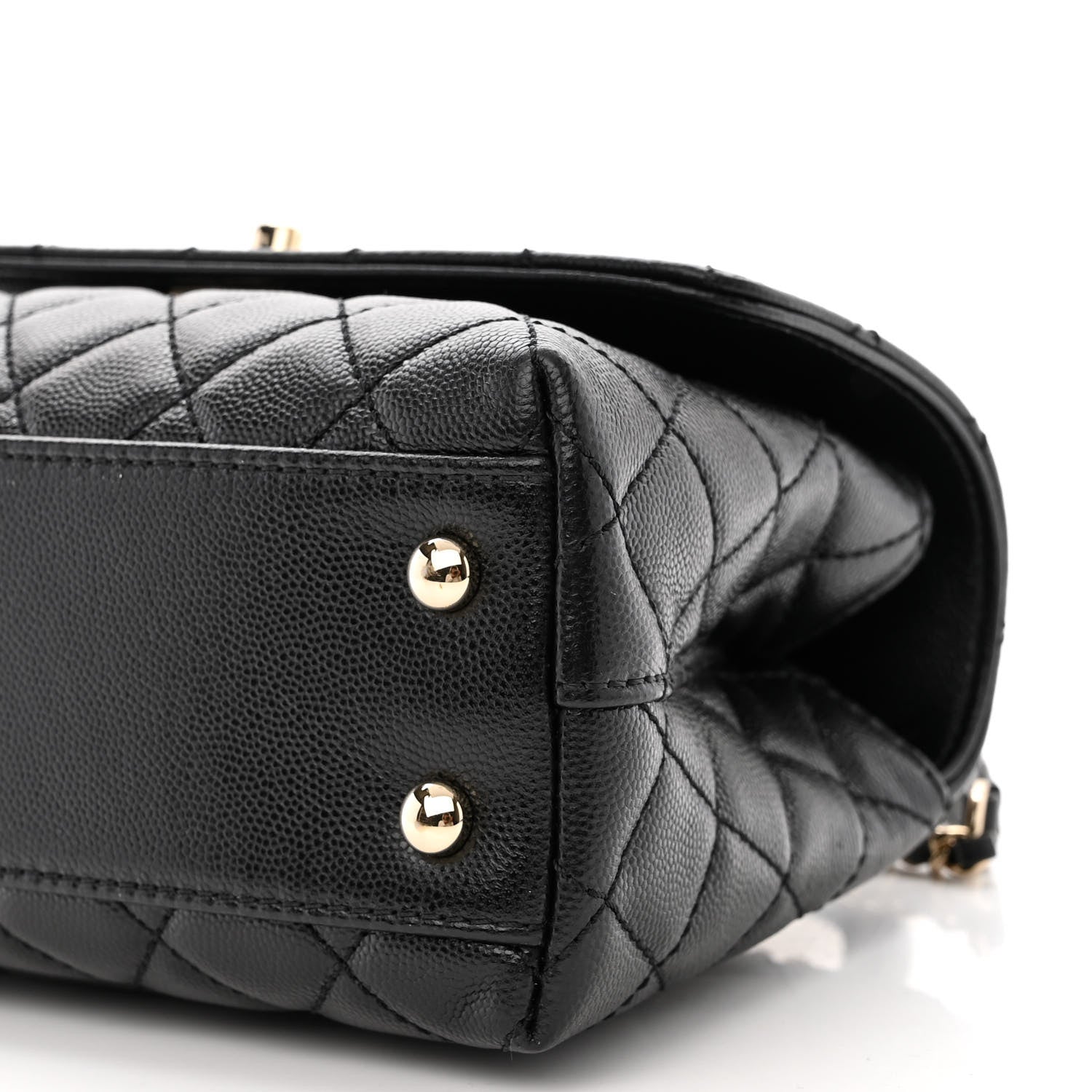 Chanel Caviar Quilted Mini Coco Handle Flap Black 10 of 11