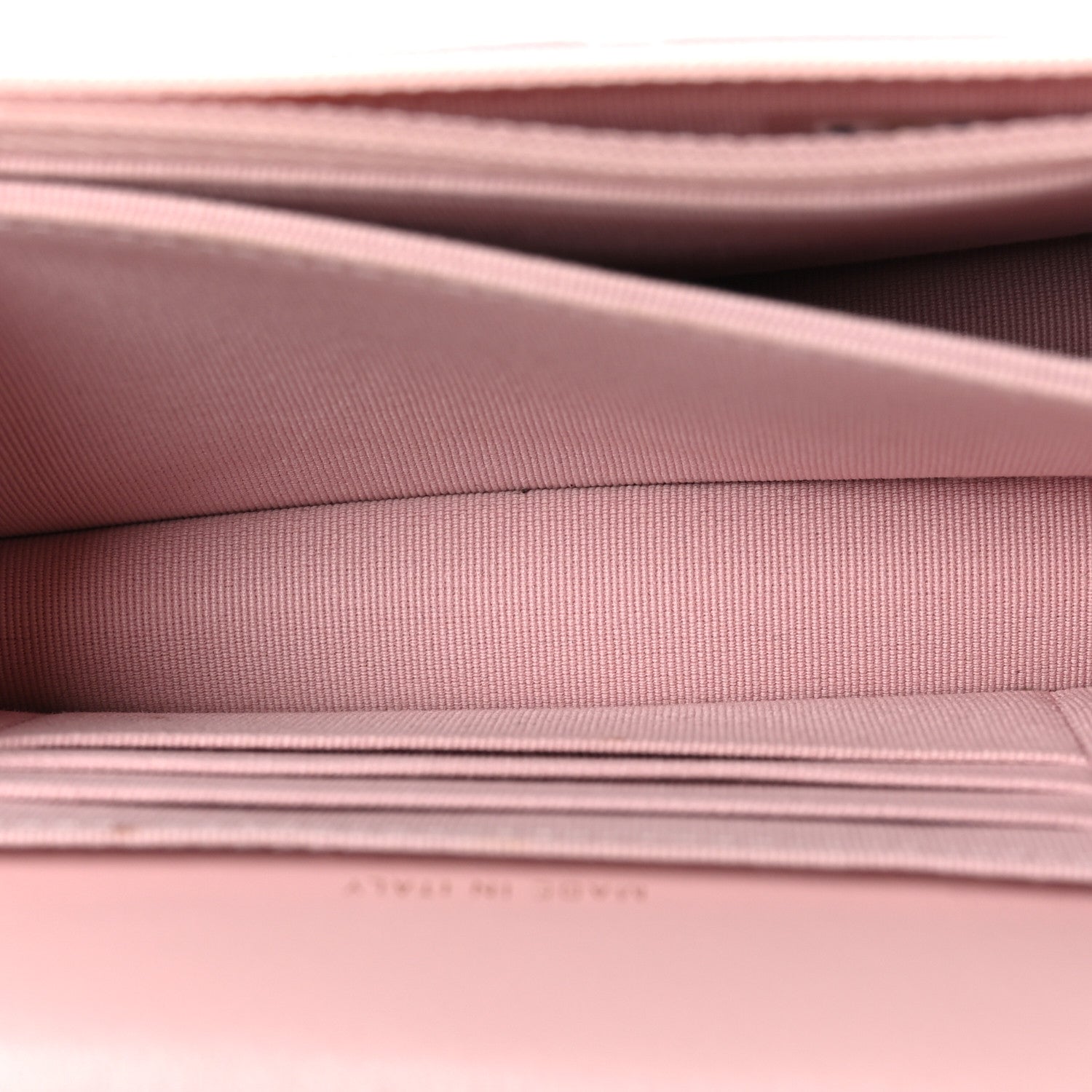 Chanel Lambskin Quilted CC Pearl Enamel Clutch on Chain WOC Light Pink 5 of 13