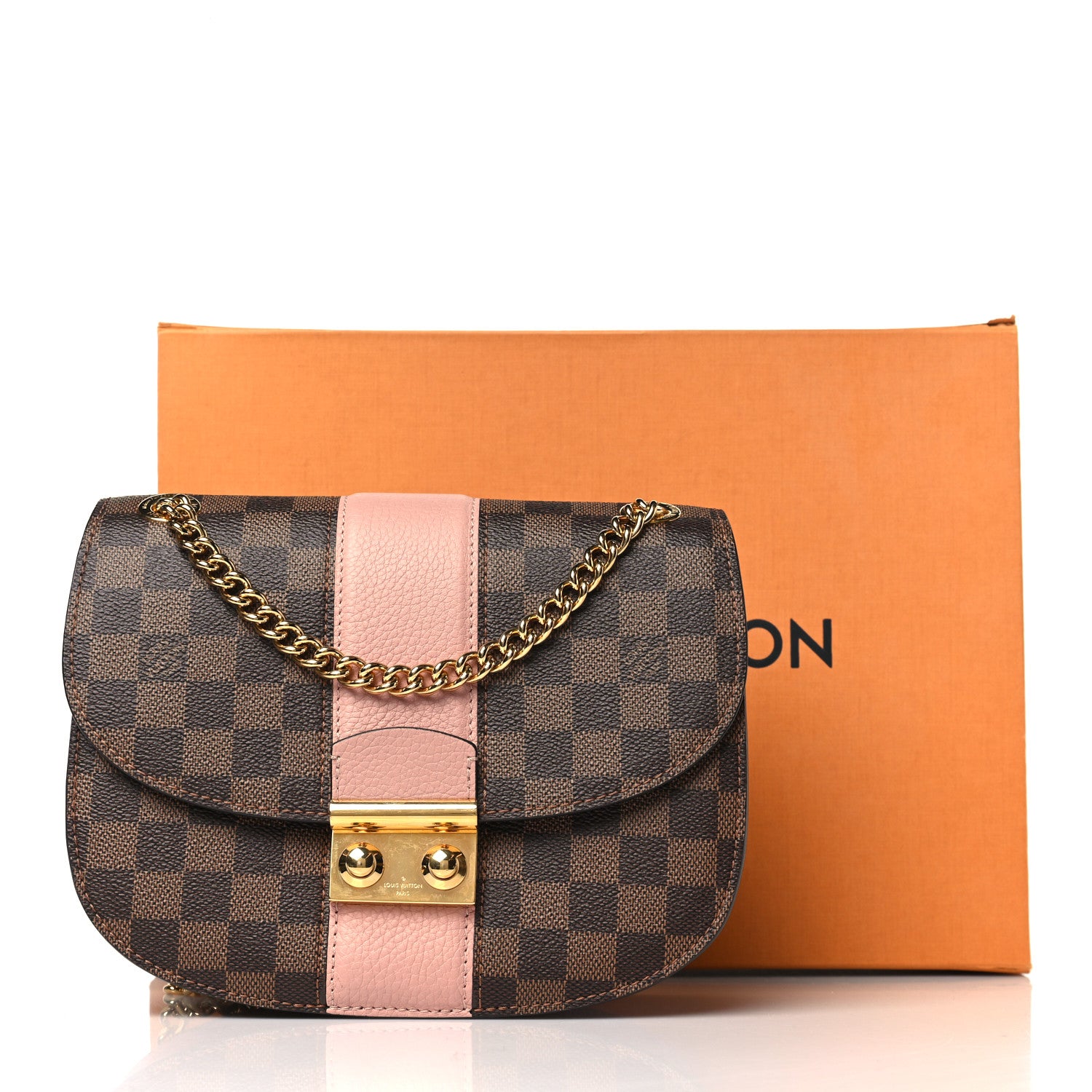 Louis Vuitton Damier Ebene Cuir Taurillon Wight Magnolia 10 of 10