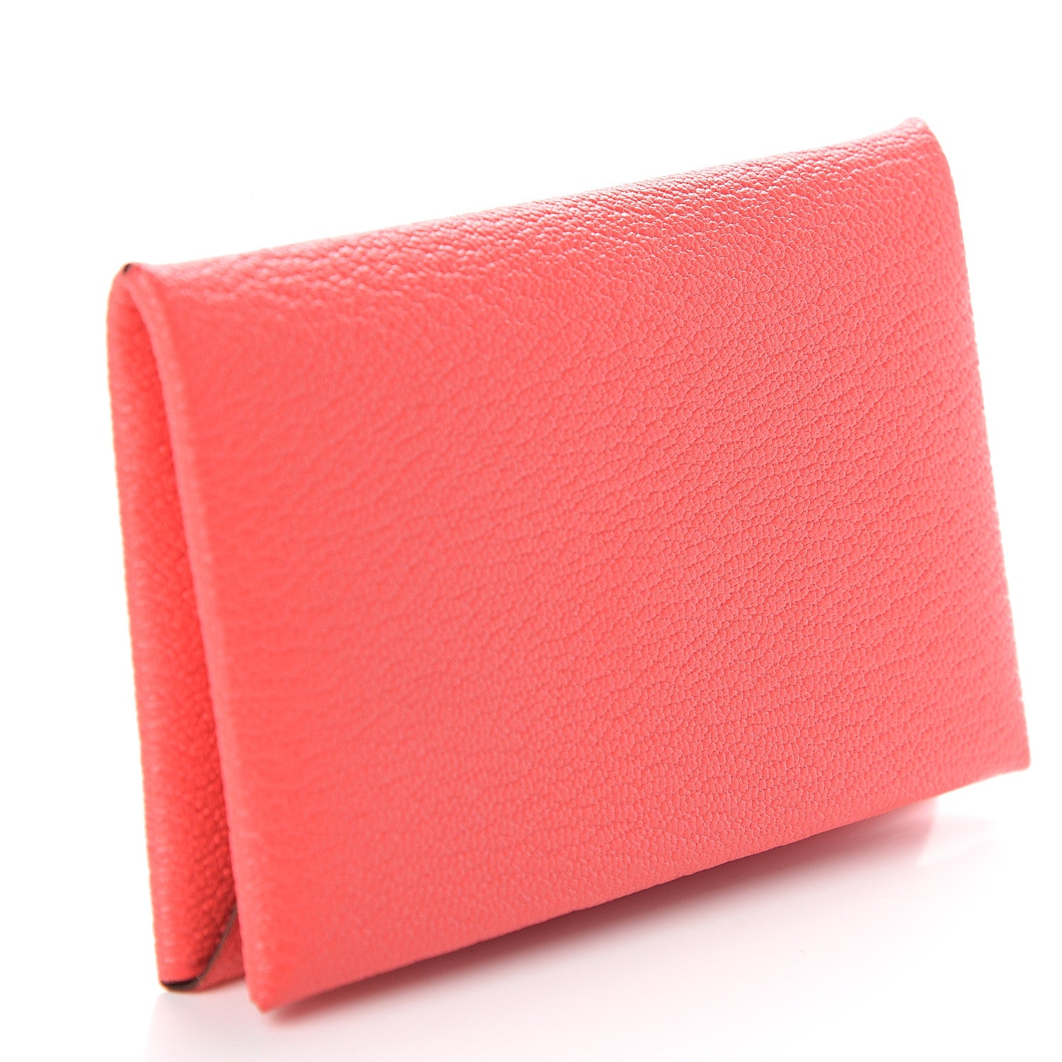 Hermes Chevre Mysore Calvi Card Case Rose Texas Quebracho 2 of 5