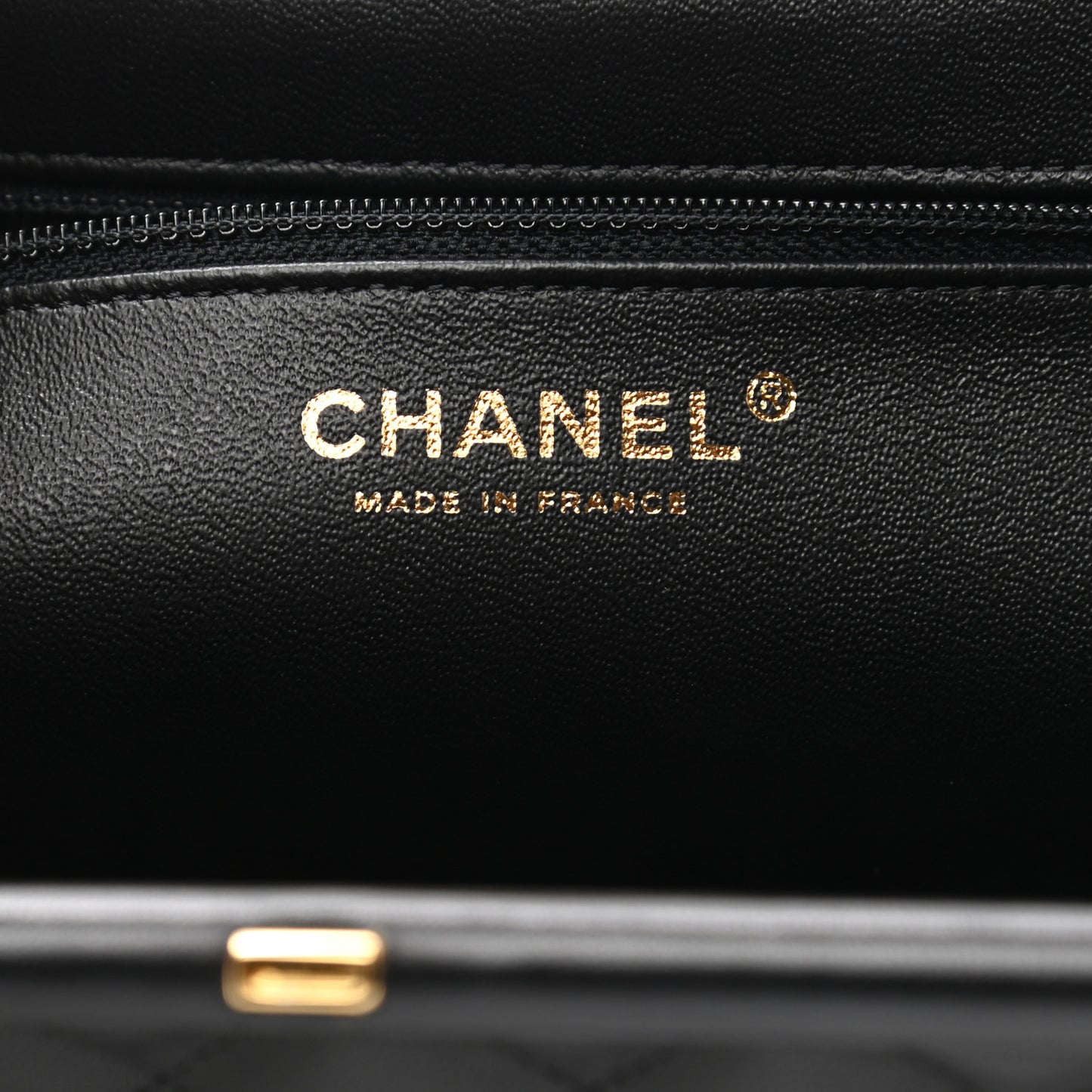 Lambskin Quilted Timeless Clutch Black