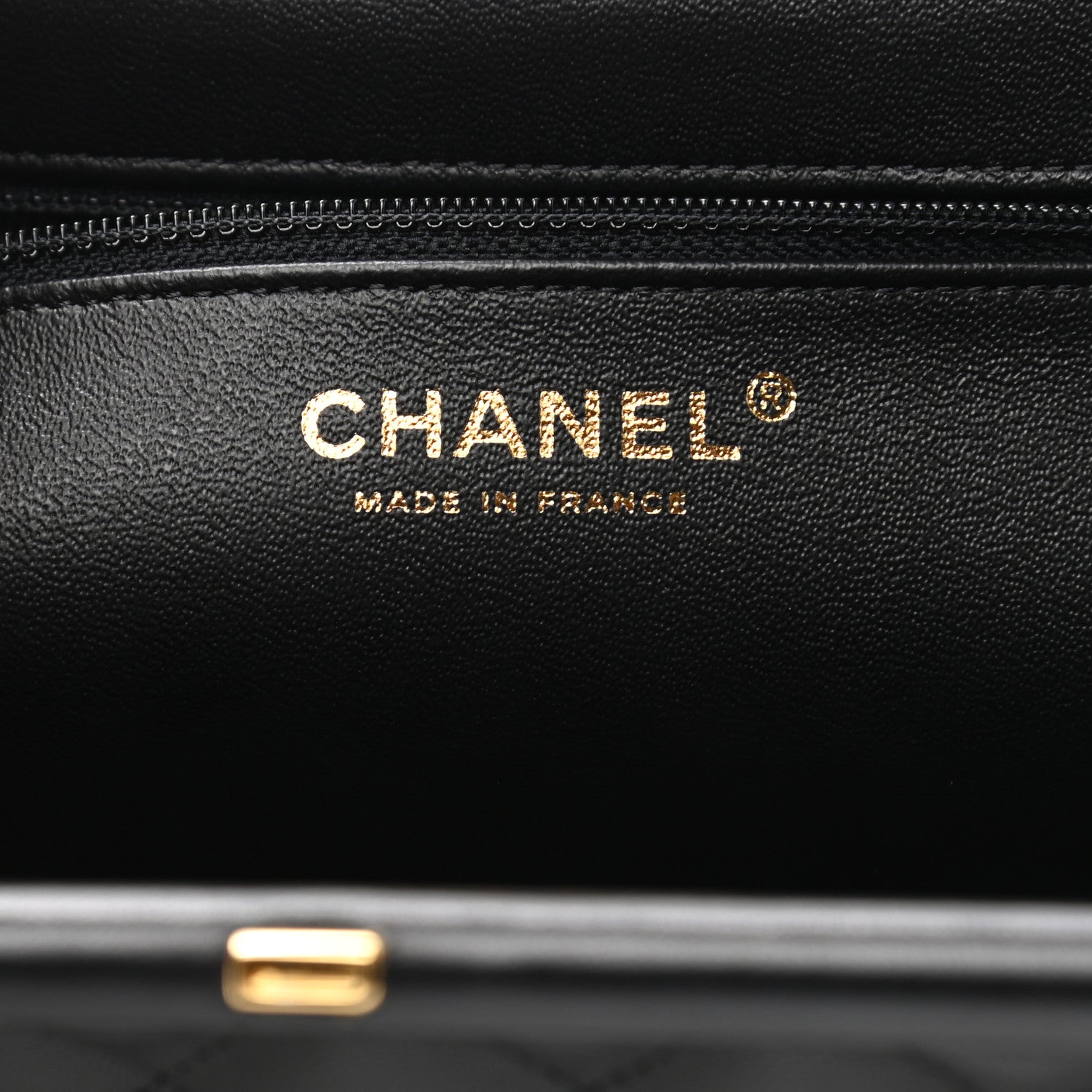 Chanel Lambskin Quilted Timeless Clutch Black 7 of 9