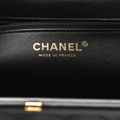 Chanel Lambskin Quilted Timeless Clutch Black 7 of 9
