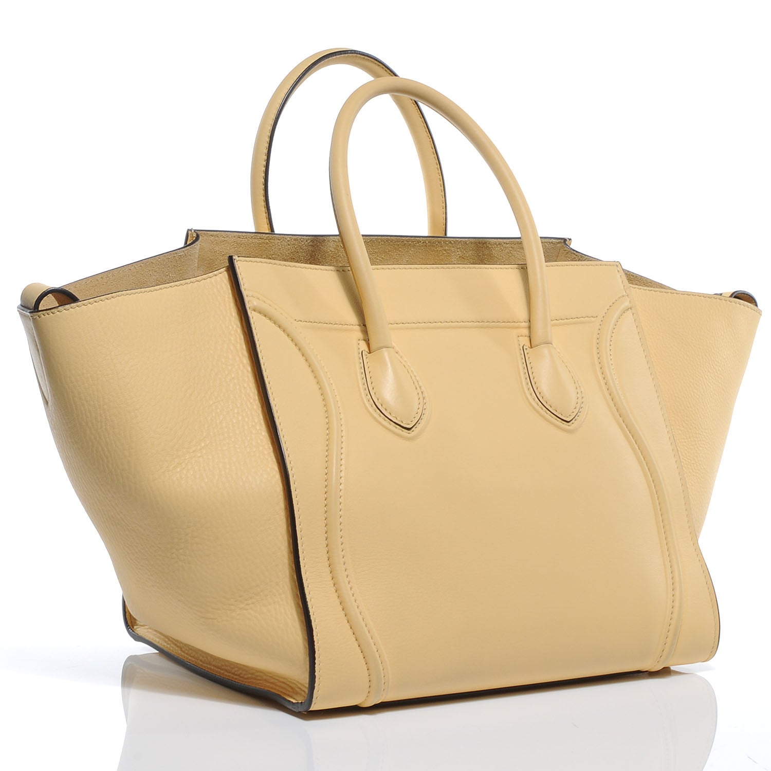 Celine Smooth Calfskin Leather Small Phantom Luggage Butter 3 of 8