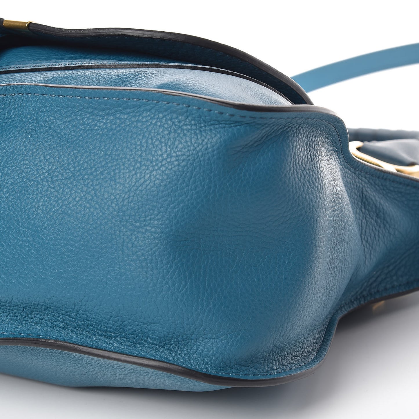 Calfskin Medium Marcie Satchel Laguna Blue