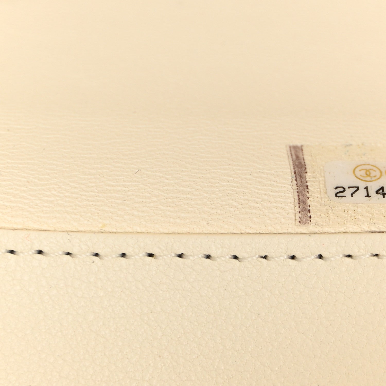 Chanel Embroidered Lambskin Chevron Quilted La Pausa Evening Bag White 7 of 10