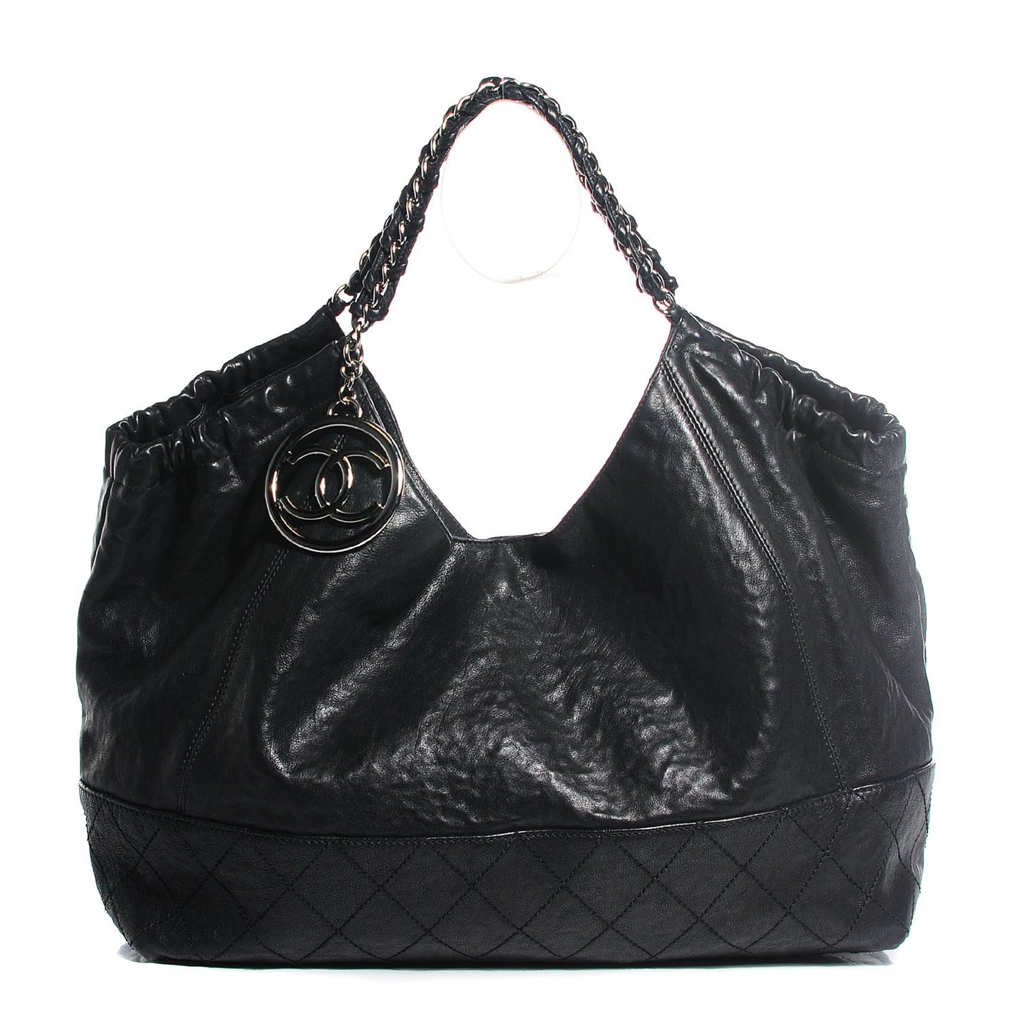 Calfskin Large Coco Cabas Black