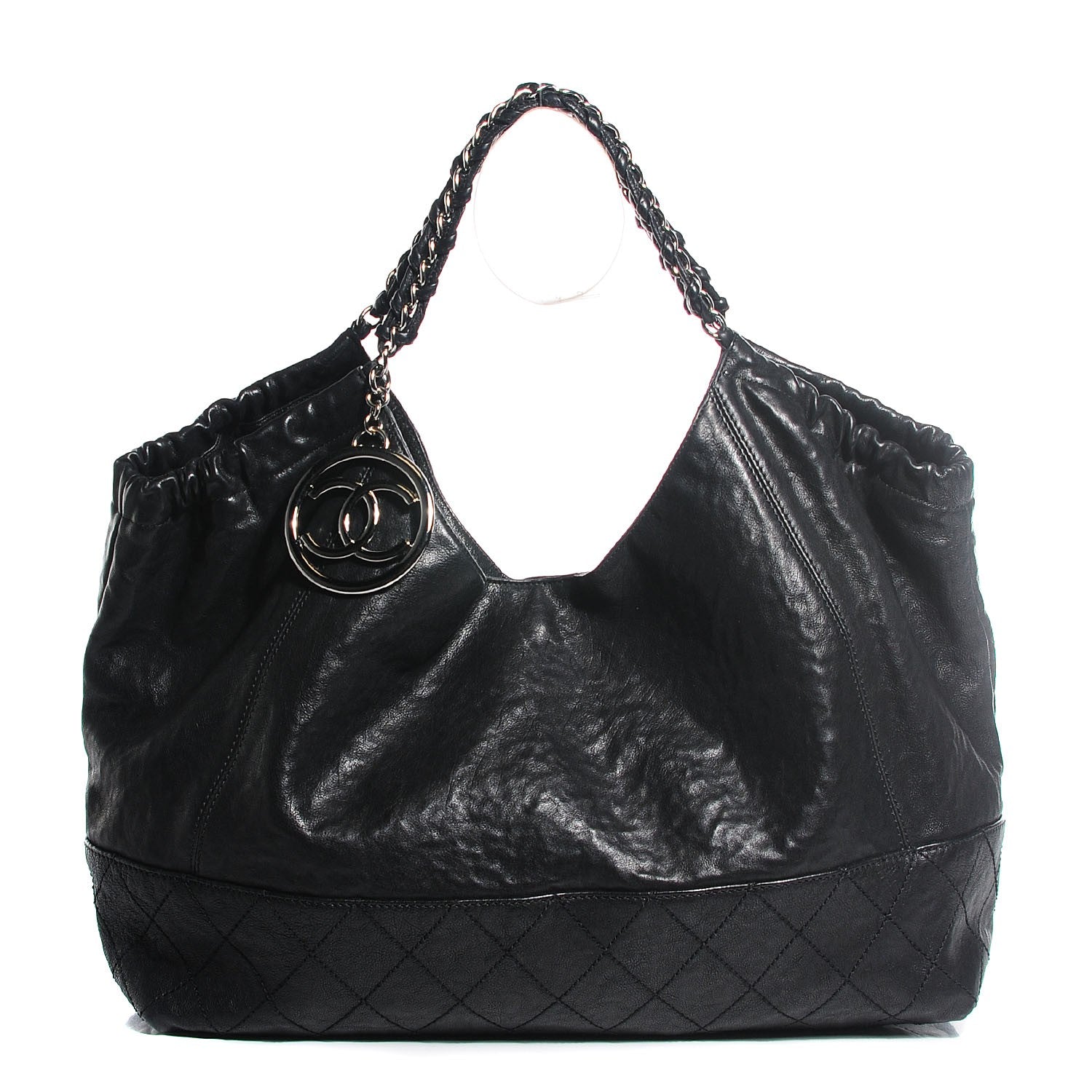 Chanel Calfskin Large Coco Cabas Black 1 of 6