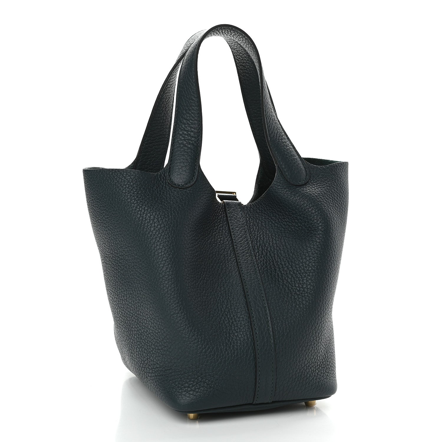 Hermes Taurillon Clemence Picotin Lock 18 PM Vert Cypress 3 of 9