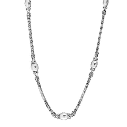 John Hardy Sterling Silver Palu Station Necklace 1 of 4