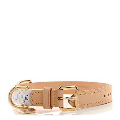 Louis Vuitton LV X TM Monogram Multicolor Dog Collar White 1 of 9