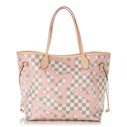Louis Vuitton Damier Azur Tahitienne Neverfull MM 1 of 8