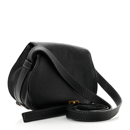 Chloe Calfskin Mini Marcie Round Crossbody Bag Black 3 of 11