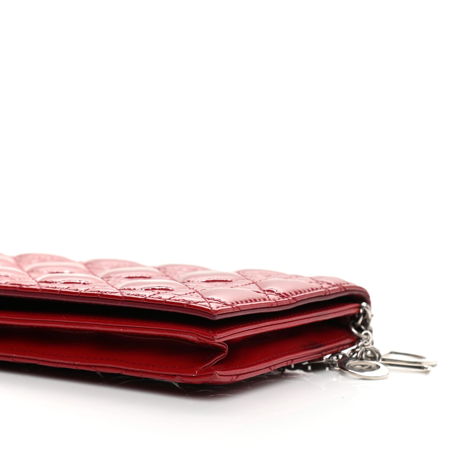 Patent Cannage Rendezvous Chain Wallet Red