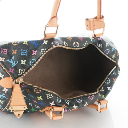 Louis Vuitton Monogram Multicolor Keepall 45 Black 5 of 12