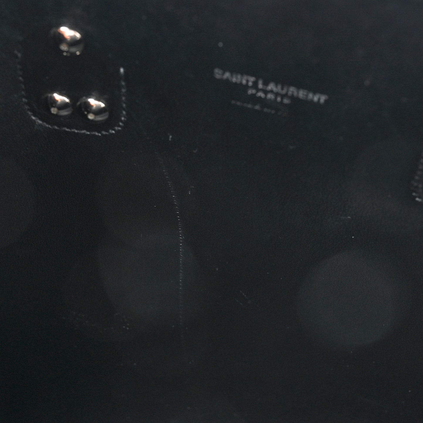 SAINT LAURENT Grained Calfskin Baby Sac De Jour Black