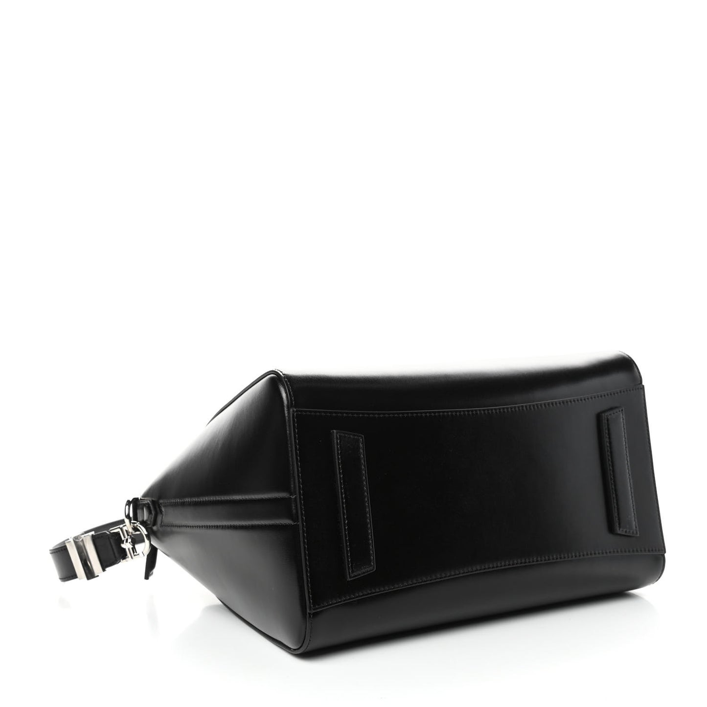Shiny Lord Calfskin Medium Antigona Black