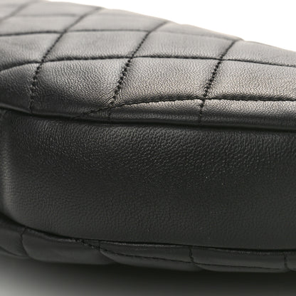 Chanel Lambskin Quilted All About Chains Hobo Black 10 of 10