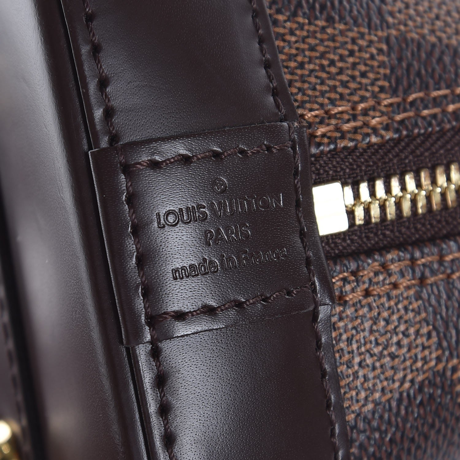 Louis Vuitton Damier Ebene Alma BB 6 of 10