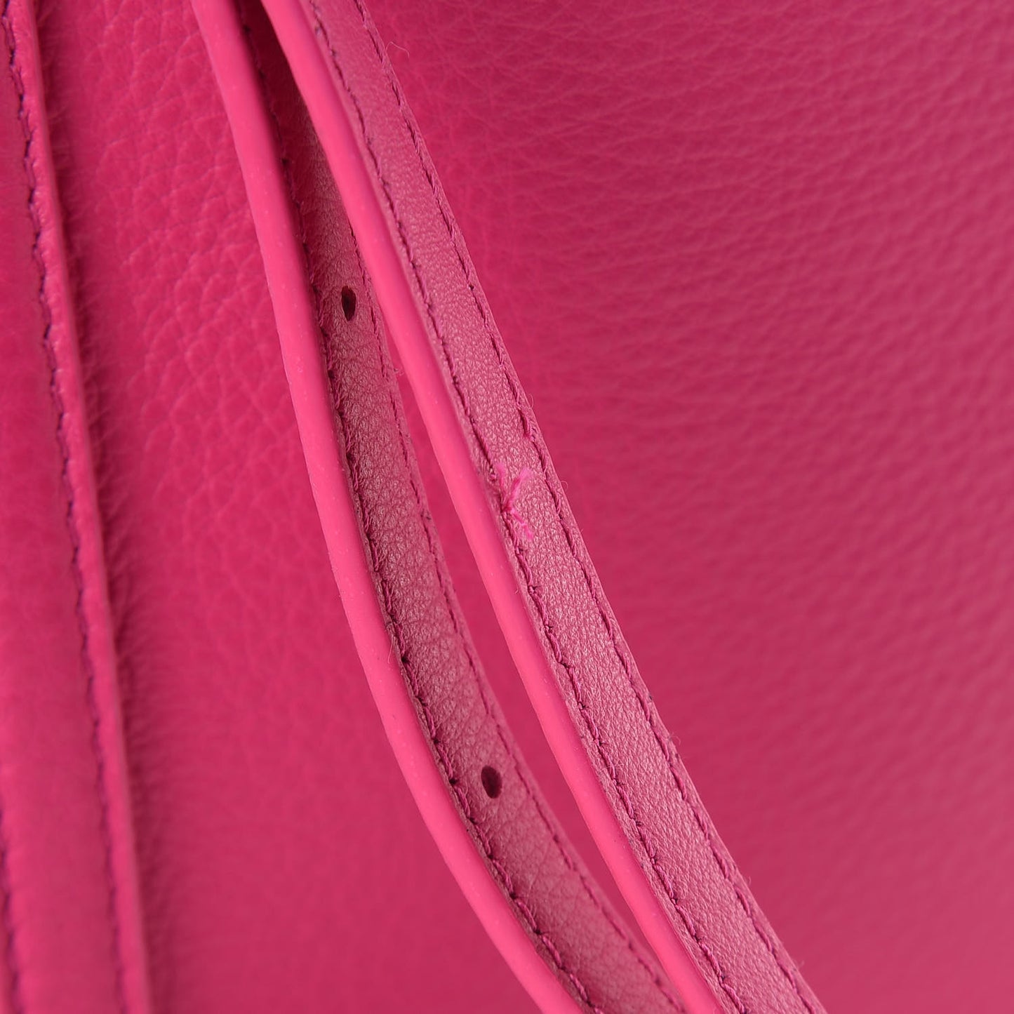 Calfskin XXS Everyday Tote Rose Magenta Black